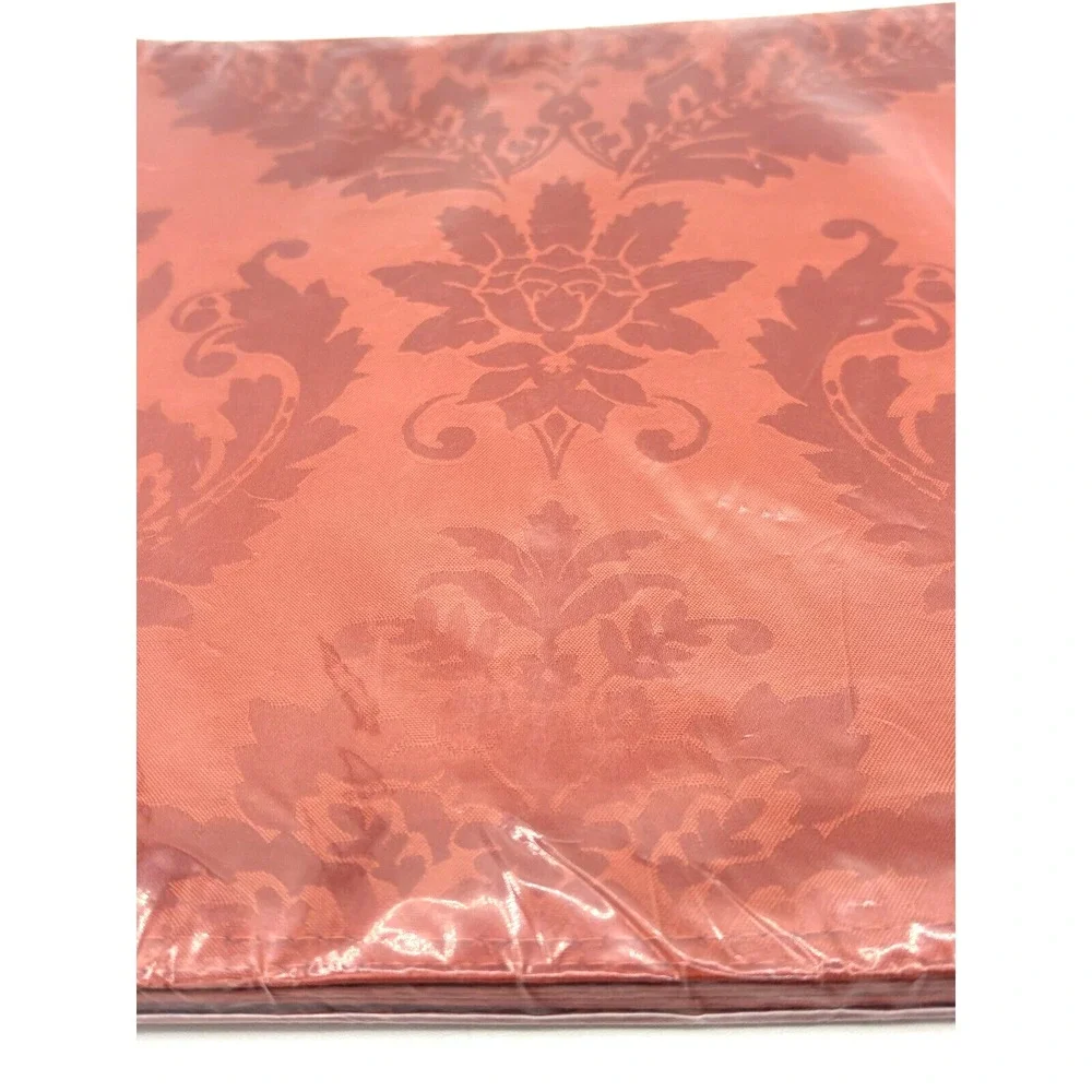 JCPenney Home Florence Damask Placemats 13x19‎ Autumn Vine Rust Color Set of 4